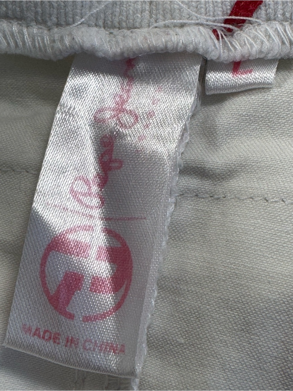 Pepe Jeans White Jean Jacket with Red Script Trim - Picture 5 of 5